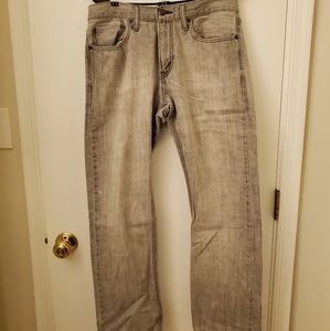 Levi's 514 straight fit, light grey, 32x30 jeans